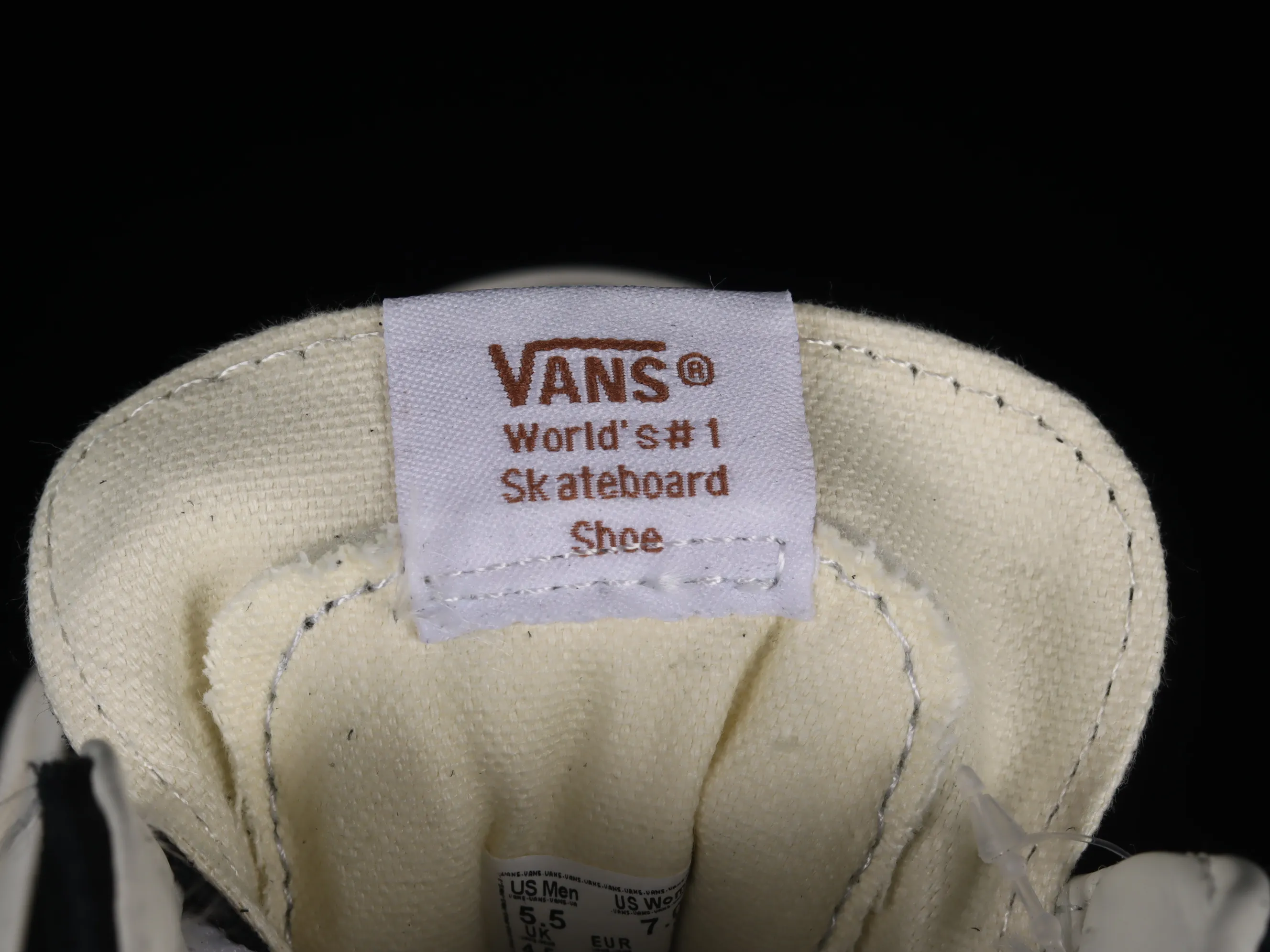 All categories Vans Vans series Vans Hi Vans high-top Vans SK8-Hi VR3 Vans official classic black and white simple casual canvas shoes VN0005UN1KP